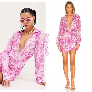NWT $278 For Love & Lemons Devon Shirt Dress 💕